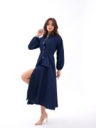 6707 KOT ELBİSE-MAVİ resmi
